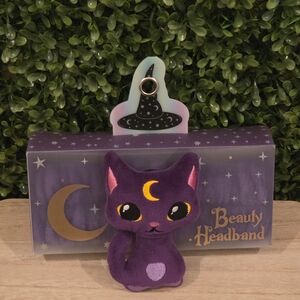 Purple Cat Moon Hair Accessory Headband
